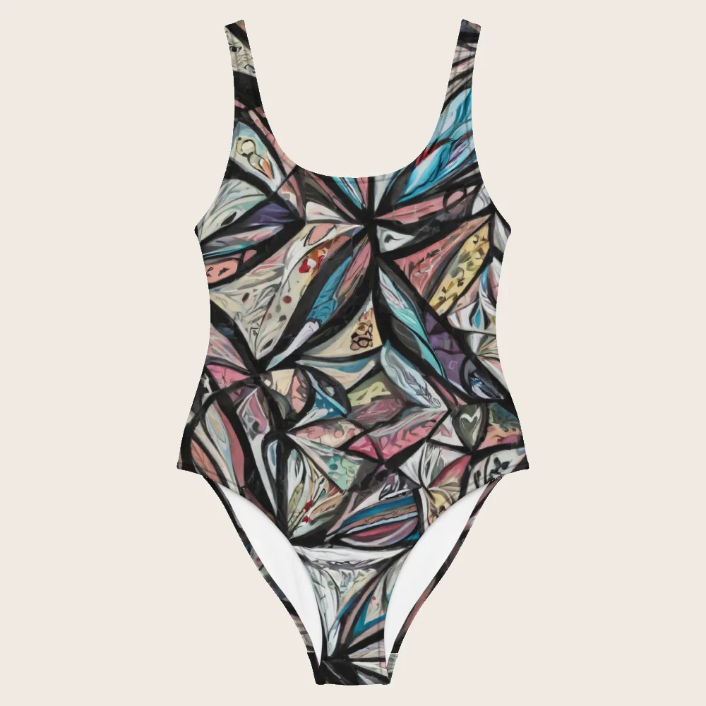 One-Piece Swimsuit on model