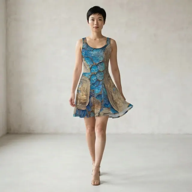 Skater Dress, one-of-one design 26B37AB6