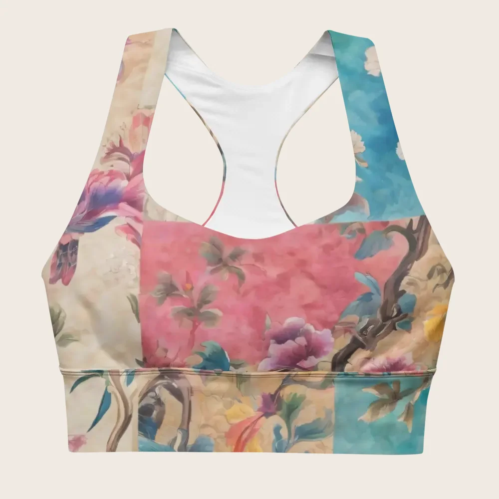 Longline Sports Bra on model