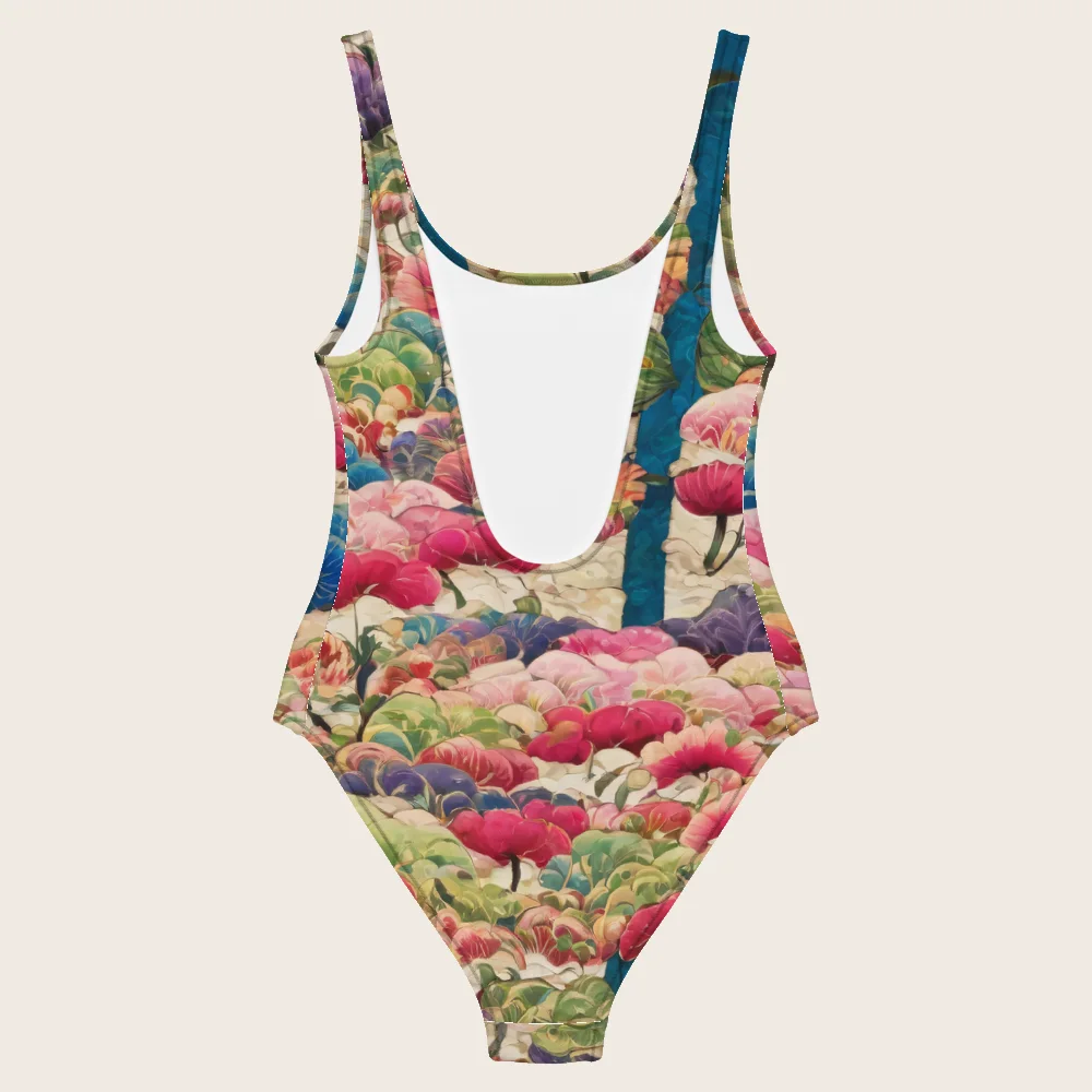 One-Piece Swimsuit on model