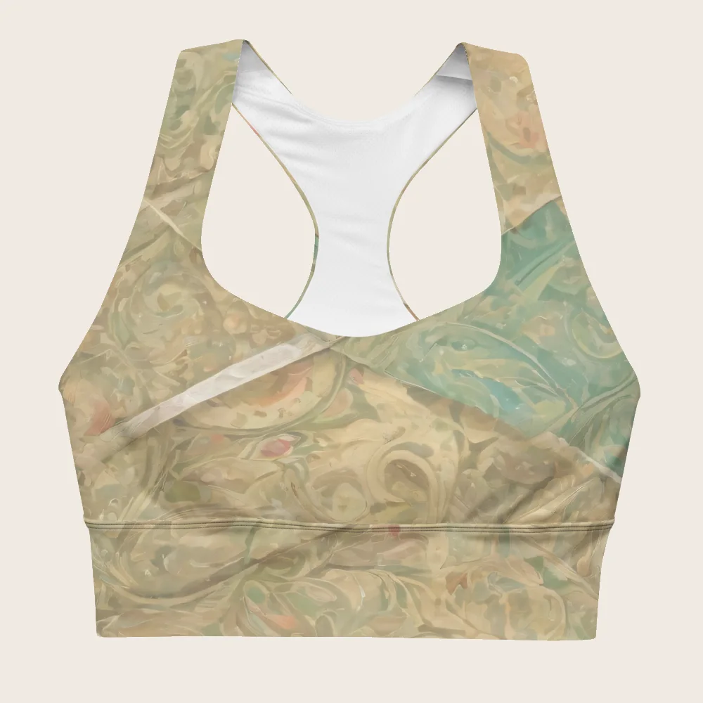 Longline Sports Bra on model