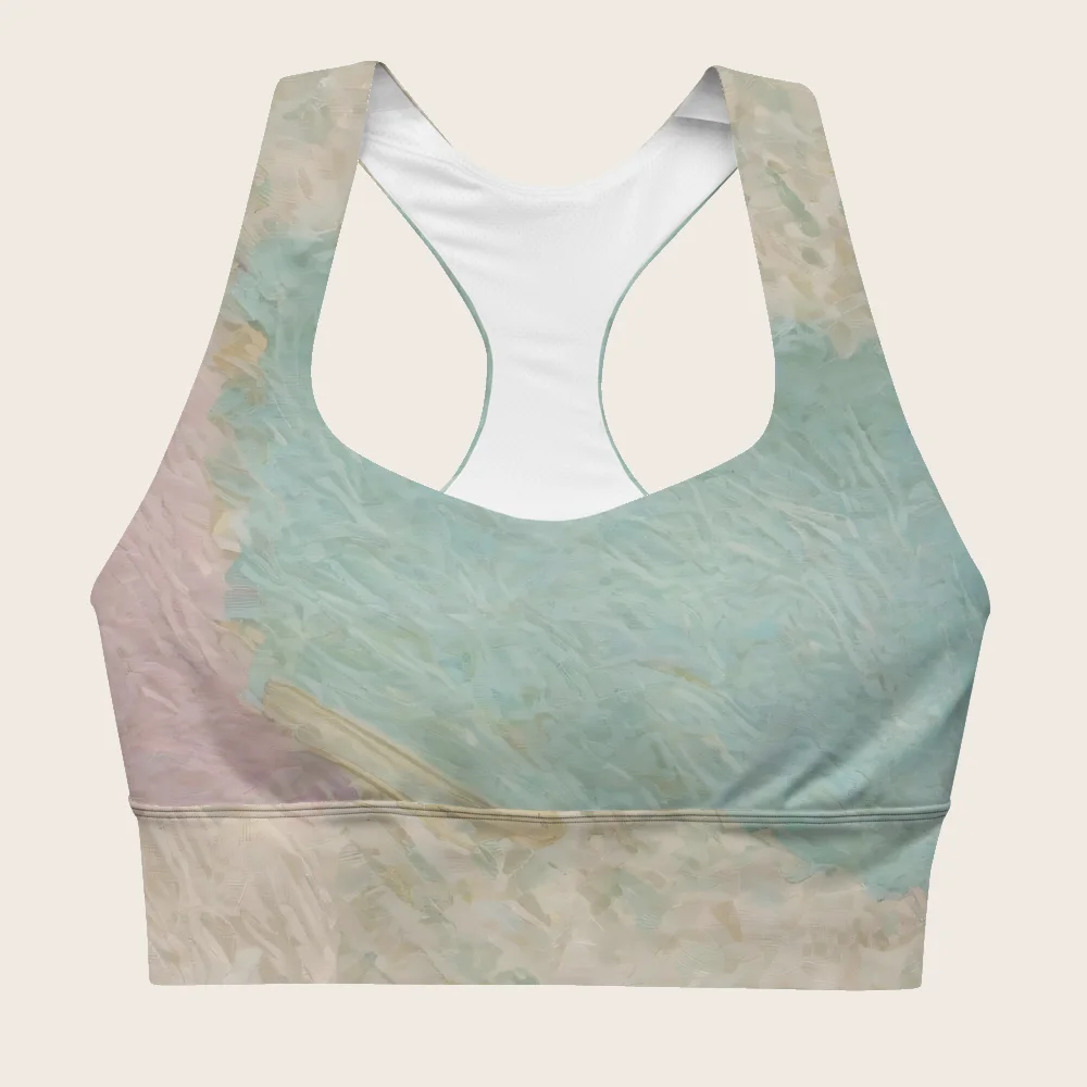 Longline Sports Bra on model