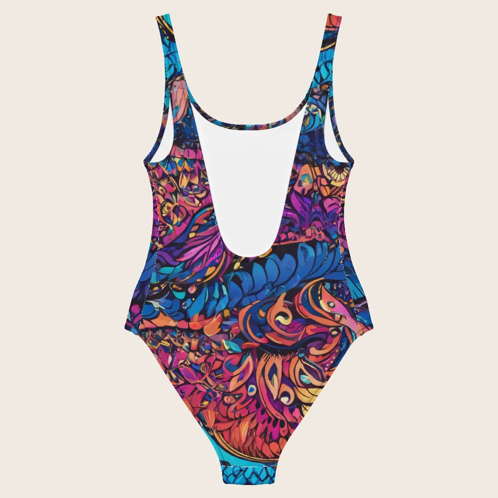 One-Piece Swimsuit on model