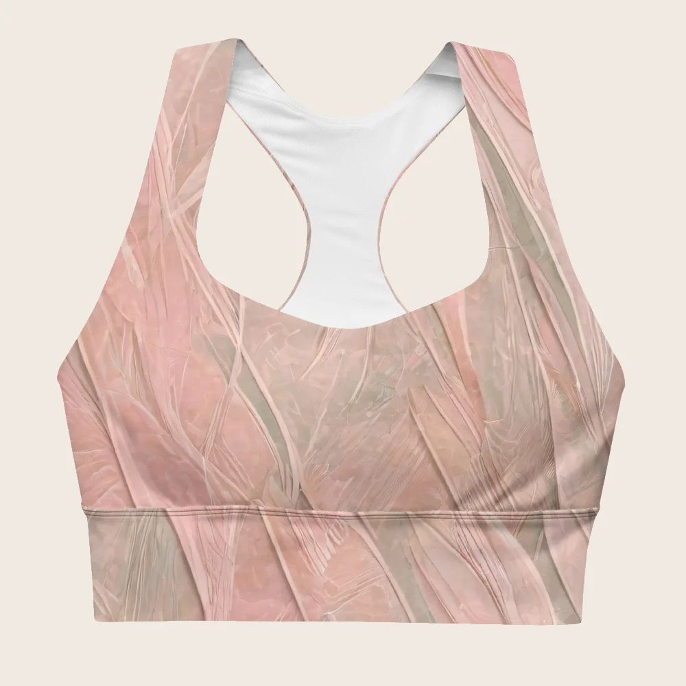 Longline Sports Bra on model