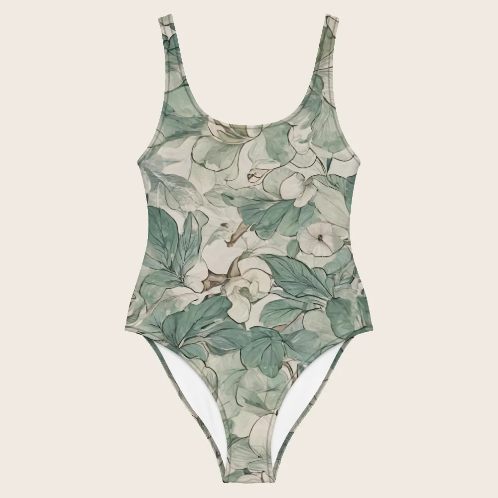 One-Piece Swimsuit on model