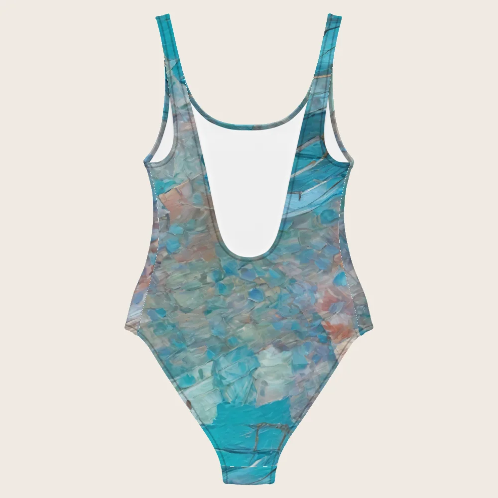 One-Piece Swimsuit on model