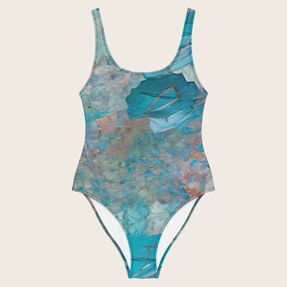 One-Piece Swimsuit on model