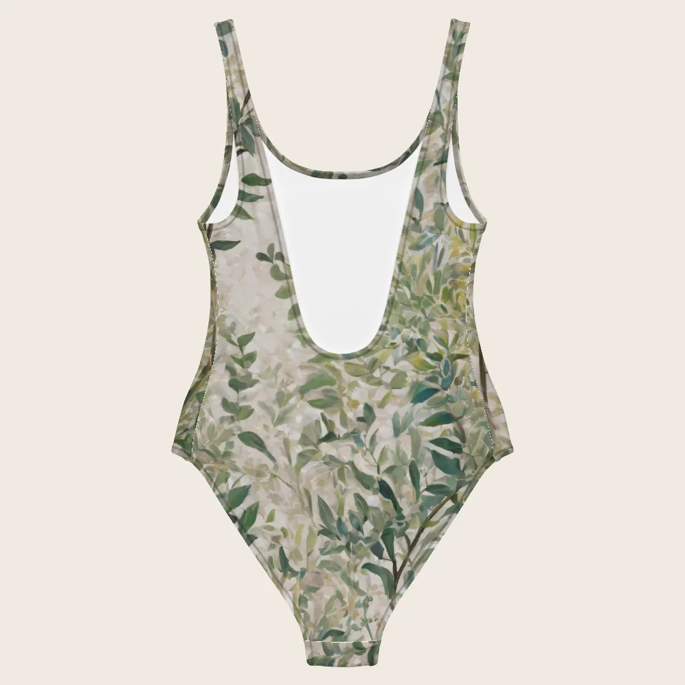 One-Piece Swimsuit on model