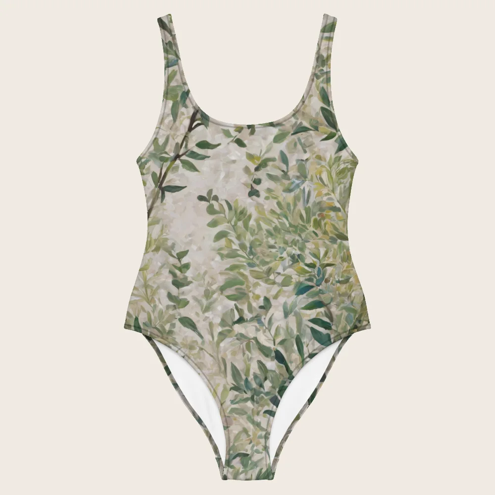 One-Piece Swimsuit on model