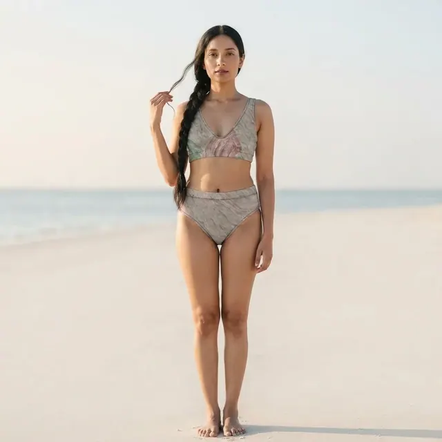 High-Waisted Bikini, one-of-one design 5CBE54D4
