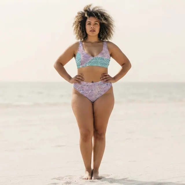 High-Waisted Bikini, one-of-one design 38CDFE26