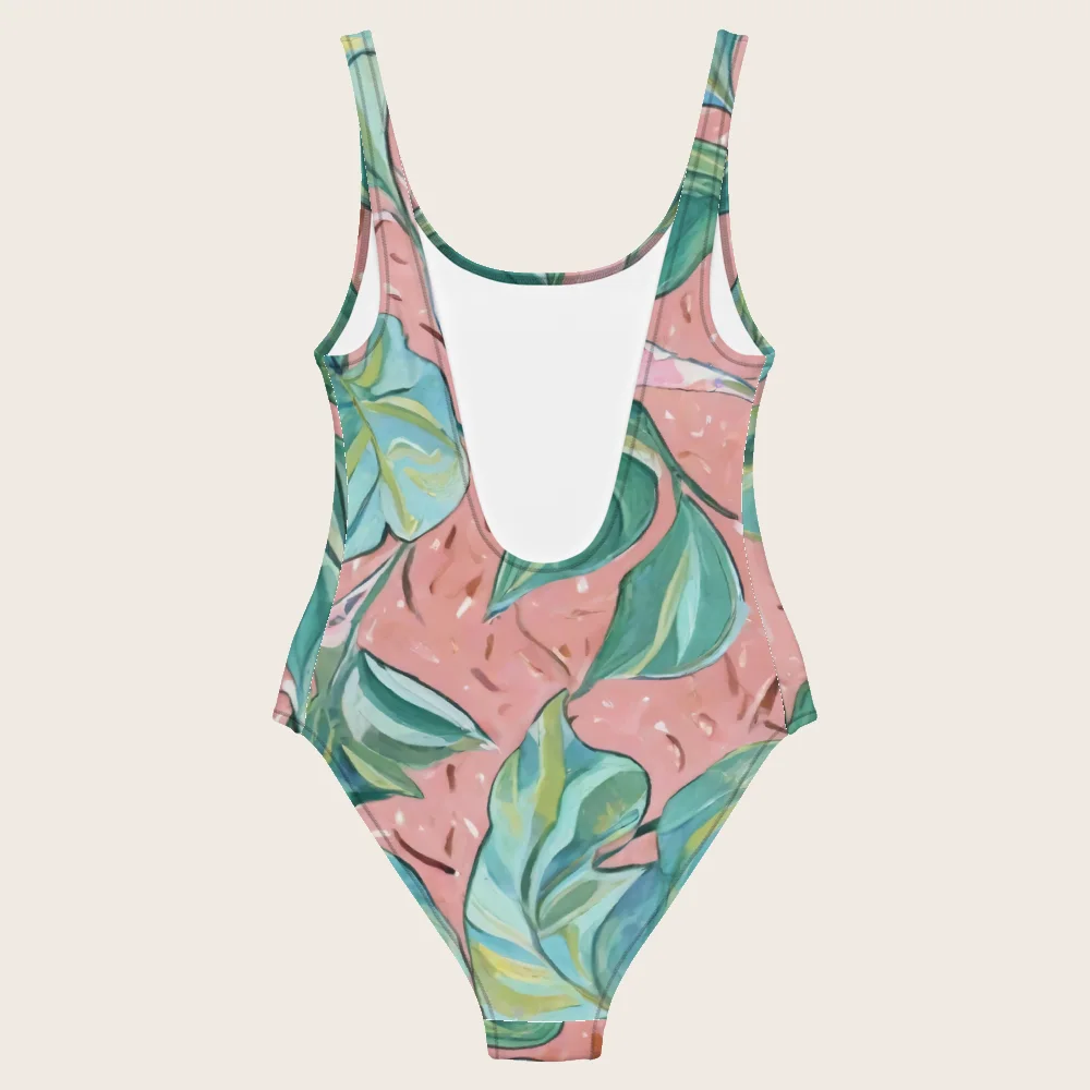 One-Piece Swimsuit on model