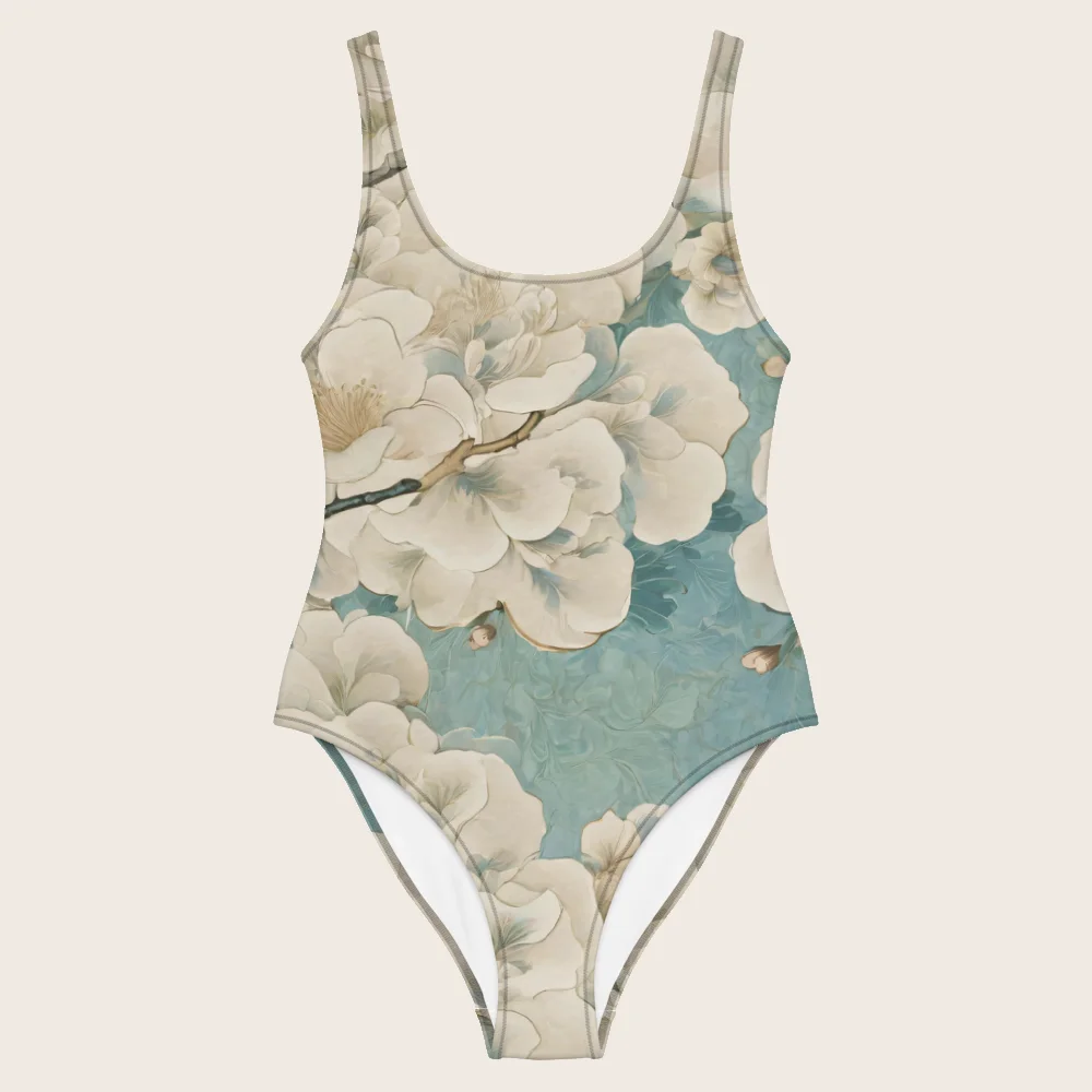 One-Piece Swimsuit on model