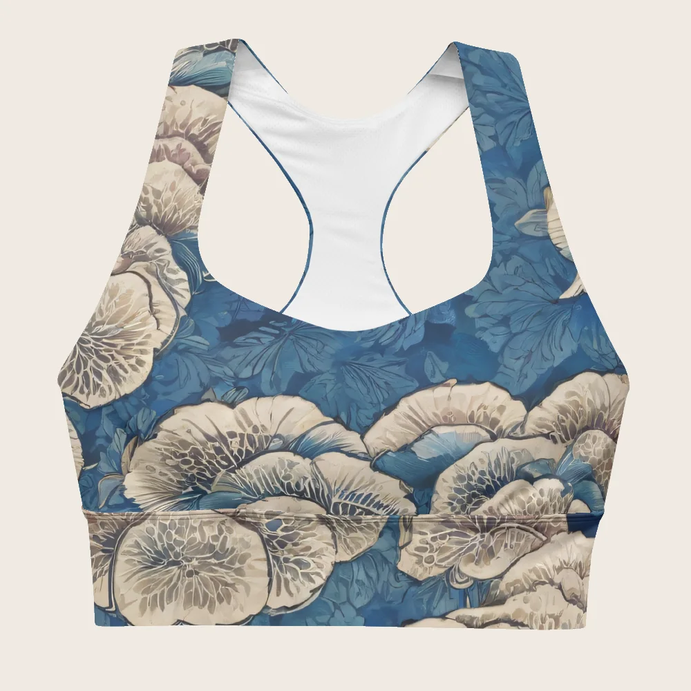Longline Sports Bra on model