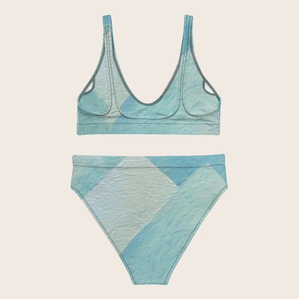 High-Waisted Bikini on model