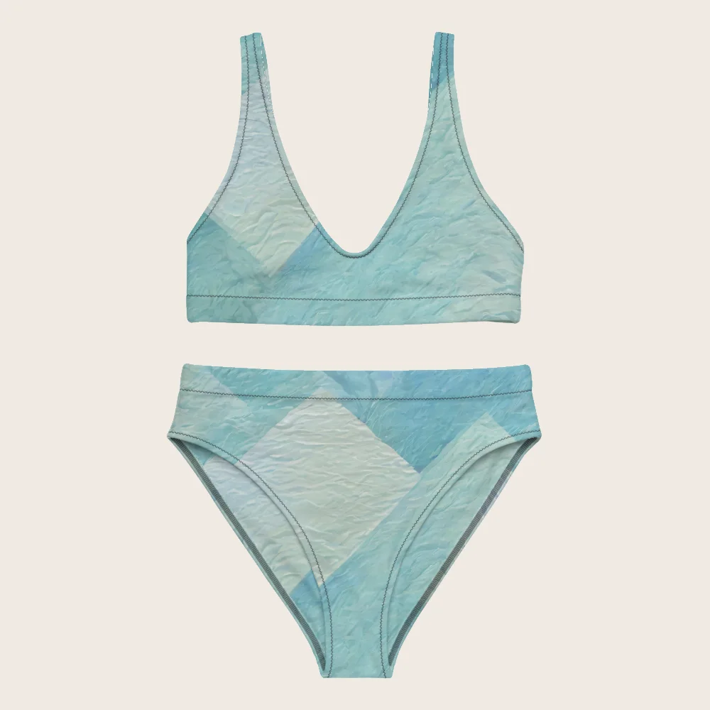 High-Waisted Bikini on model