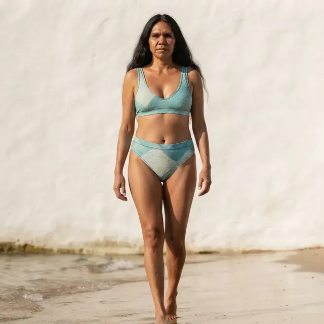High-Waisted Bikini, one-of-one design C763BA46