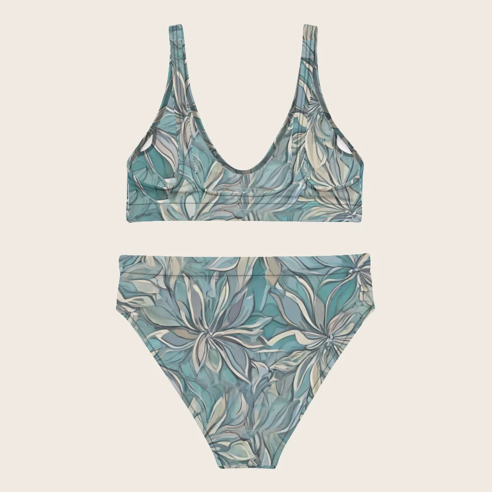 High-Waisted Bikini on model