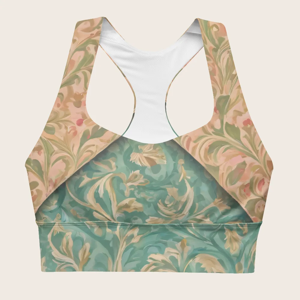 Longline Sports Bra on model