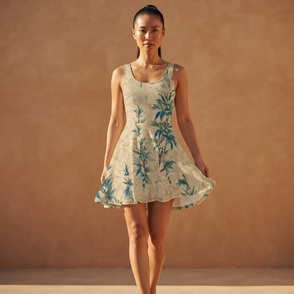 Skater Dress on model