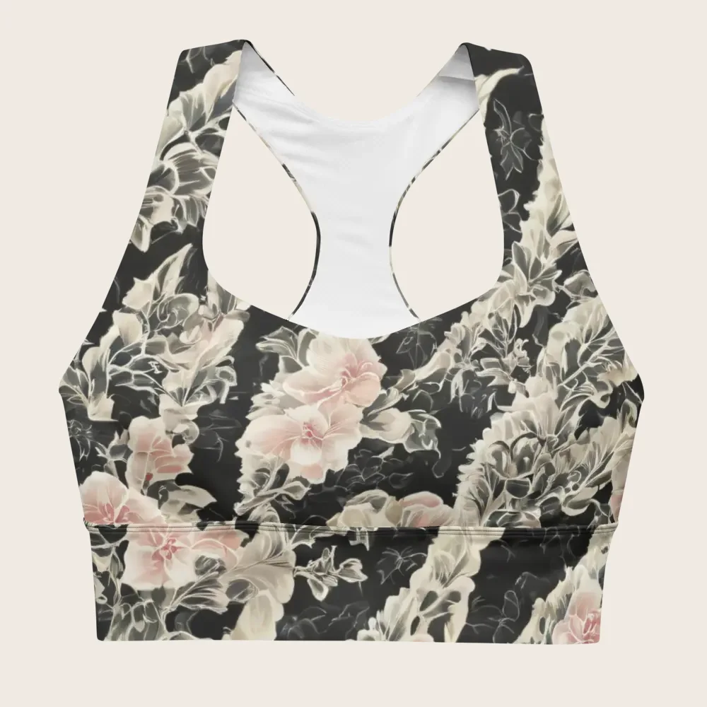 Longline Sports Bra on model