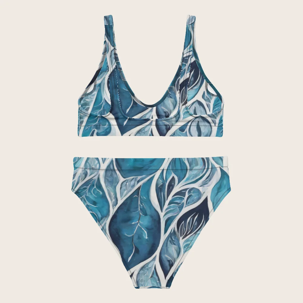 High-Waisted Bikini on model
