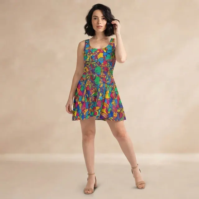 Skater Dress, one-of-one design 25B4C25D