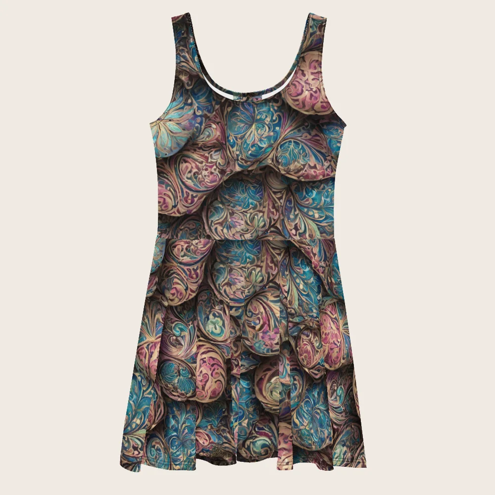 Skater Dress on model