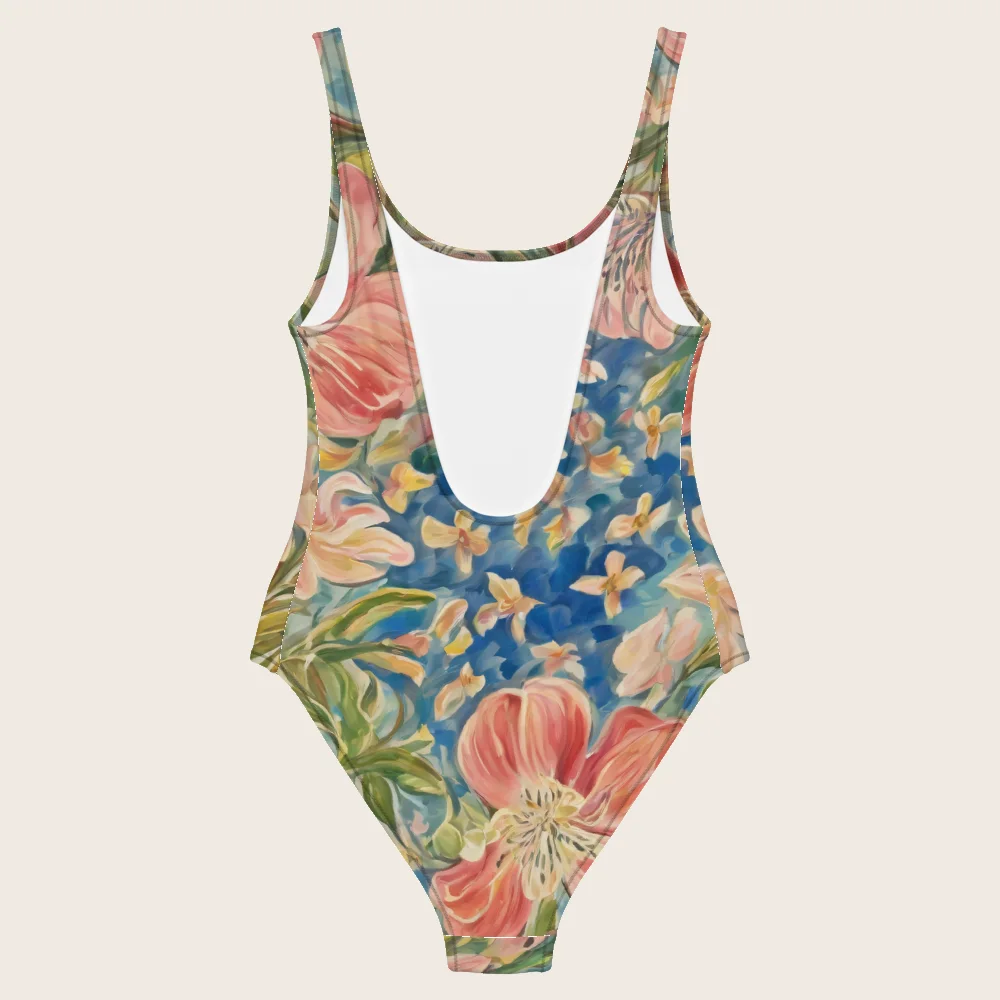 One-Piece Swimsuit on model