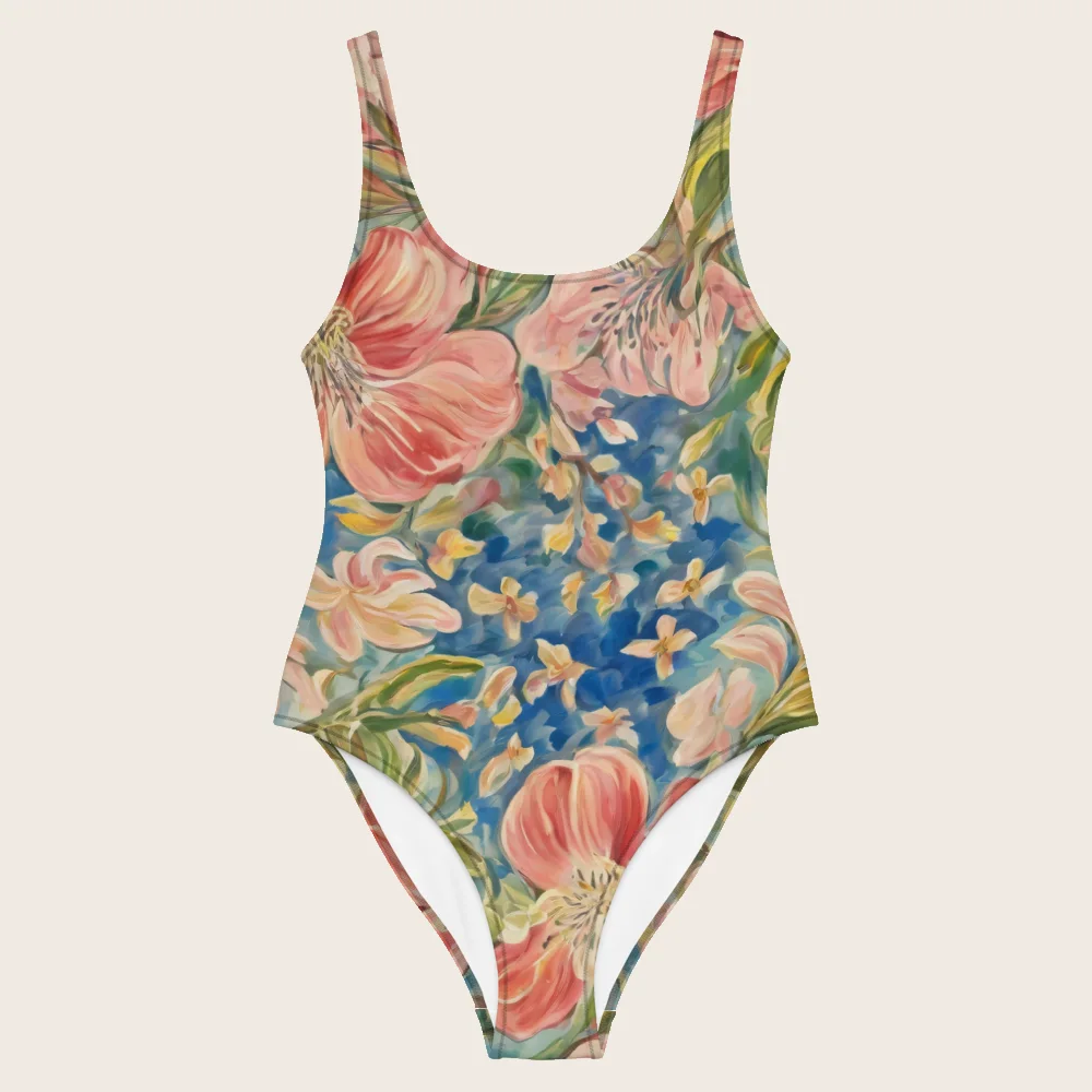 One-Piece Swimsuit on model