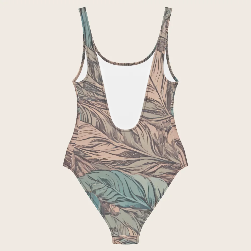 One-Piece Swimsuit on model