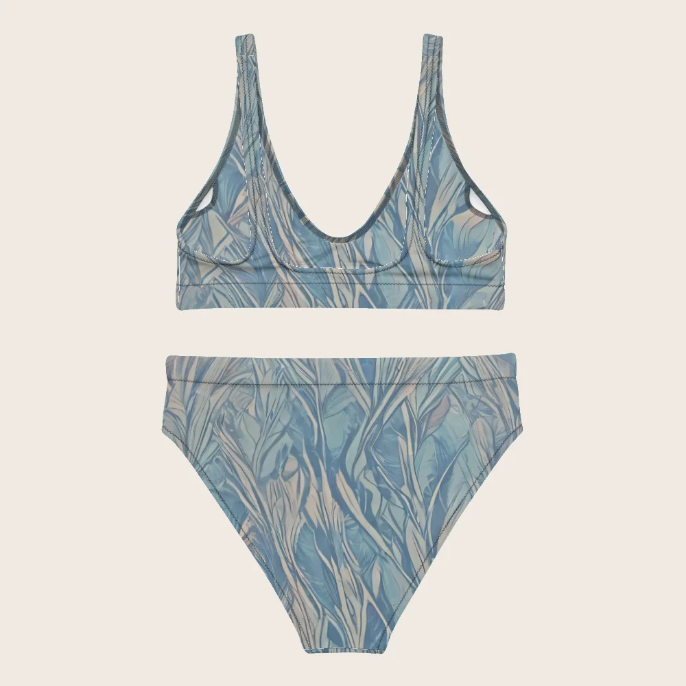 High-Waisted Bikini on model