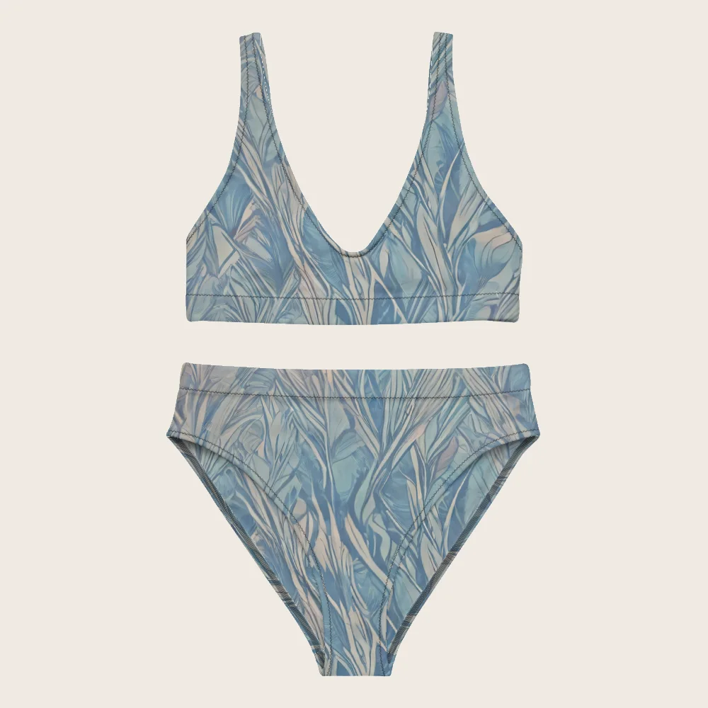 High-Waisted Bikini on model