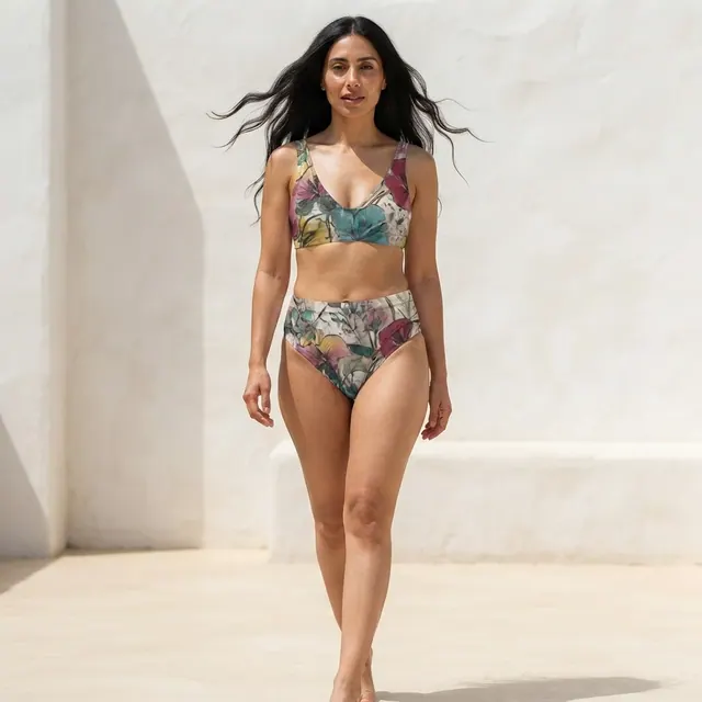 High-Waisted Bikini, one-of-one design A9102EF5