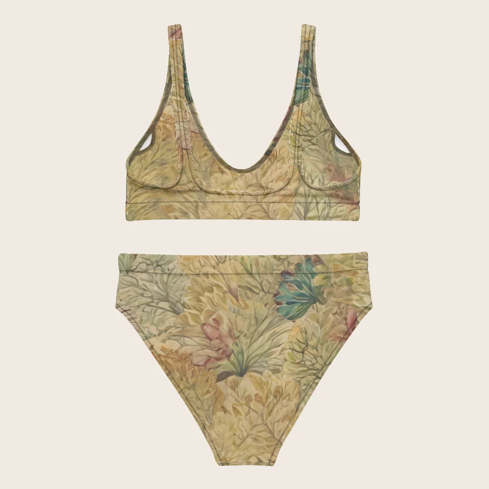 High-Waisted Bikini on model