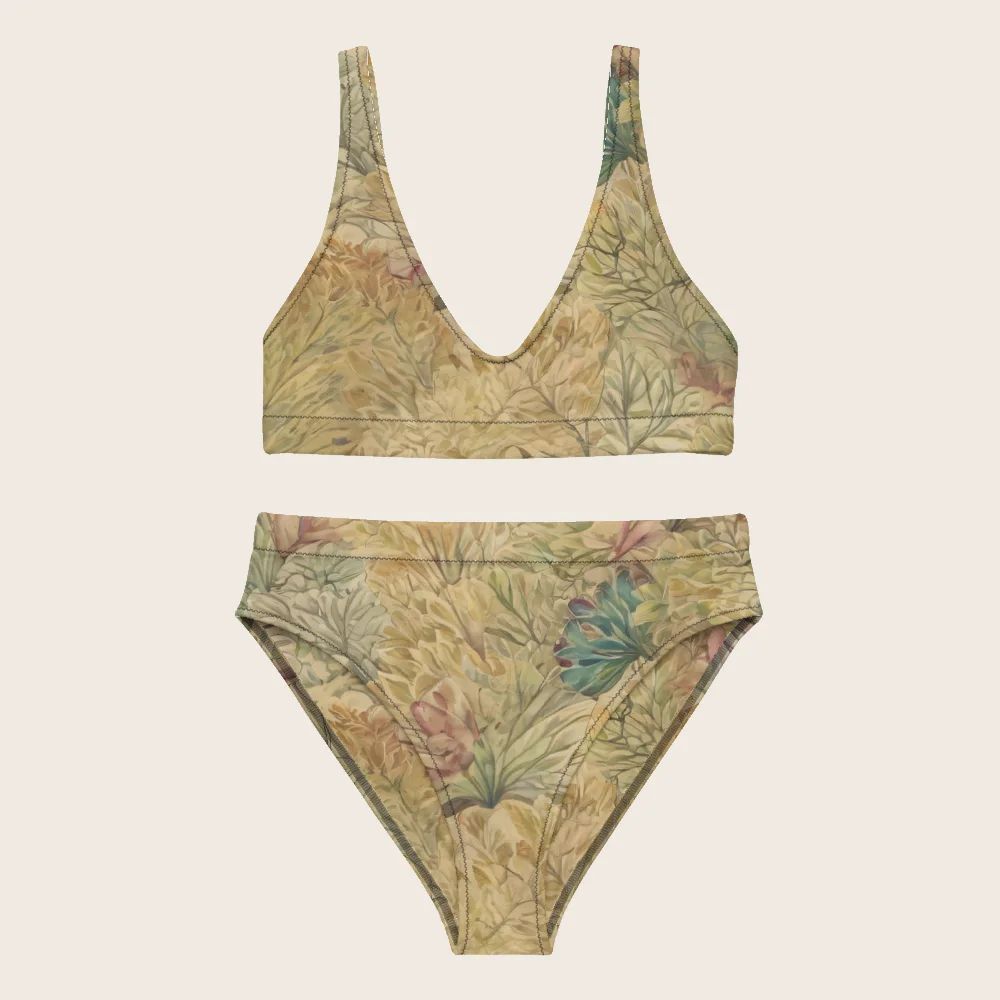 High-Waisted Bikini on model