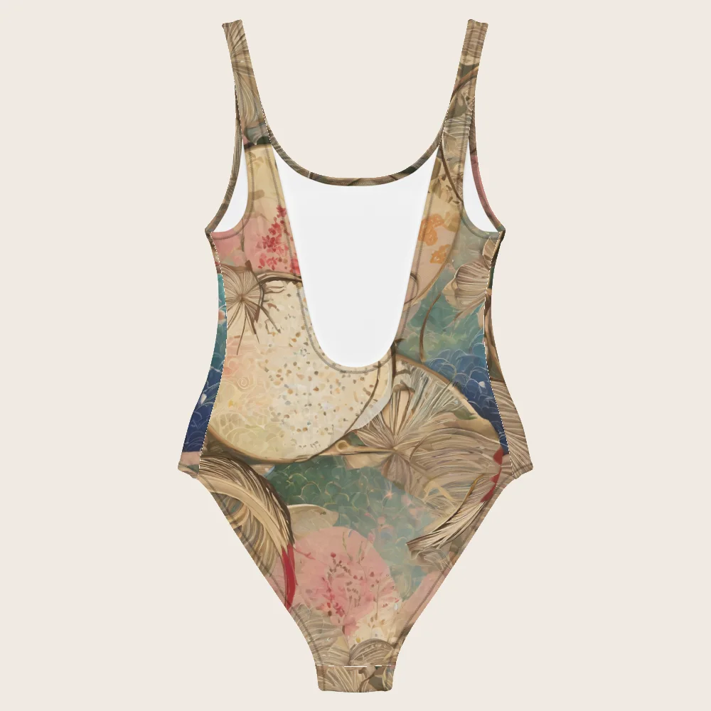 One-Piece Swimsuit on model