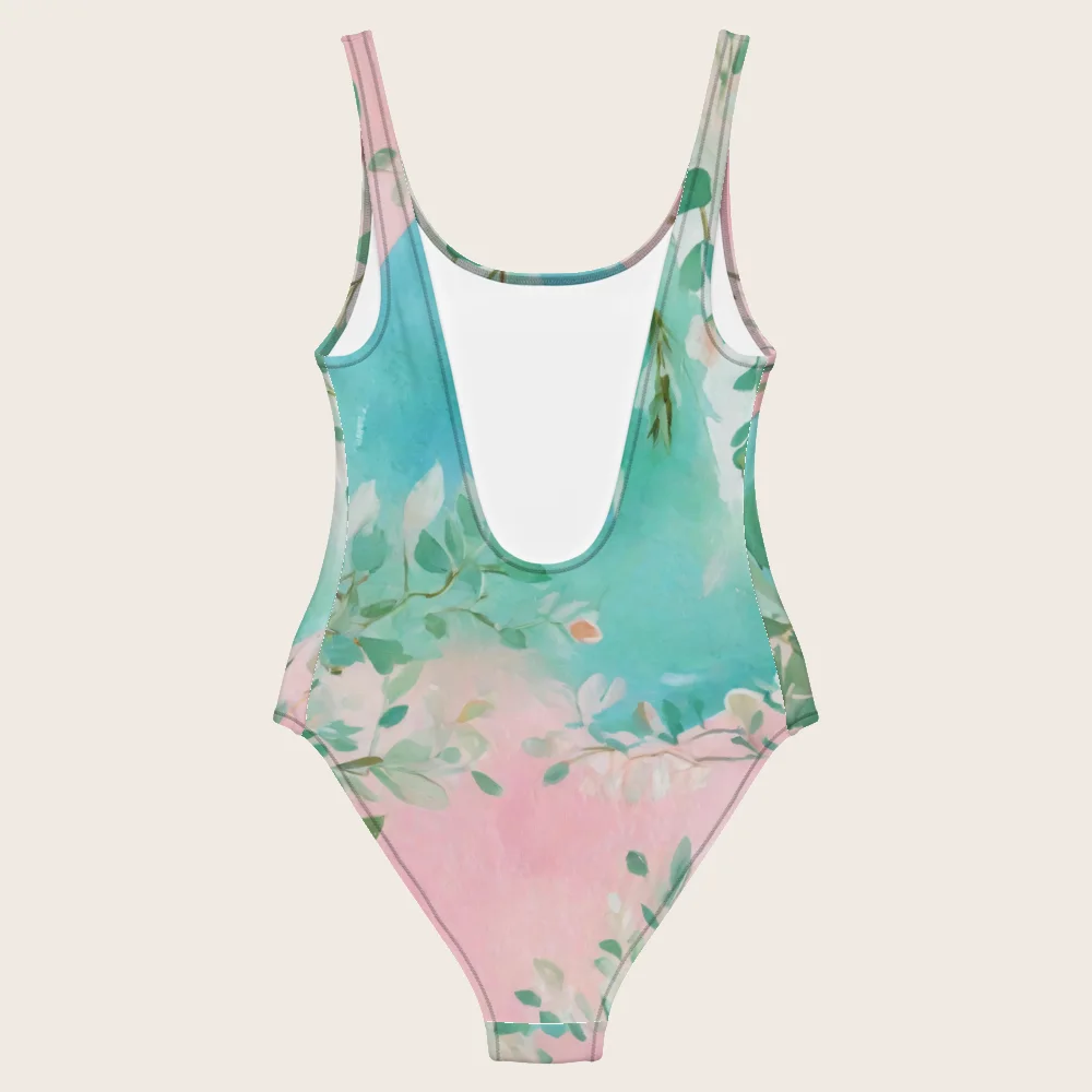 One-Piece Swimsuit on model