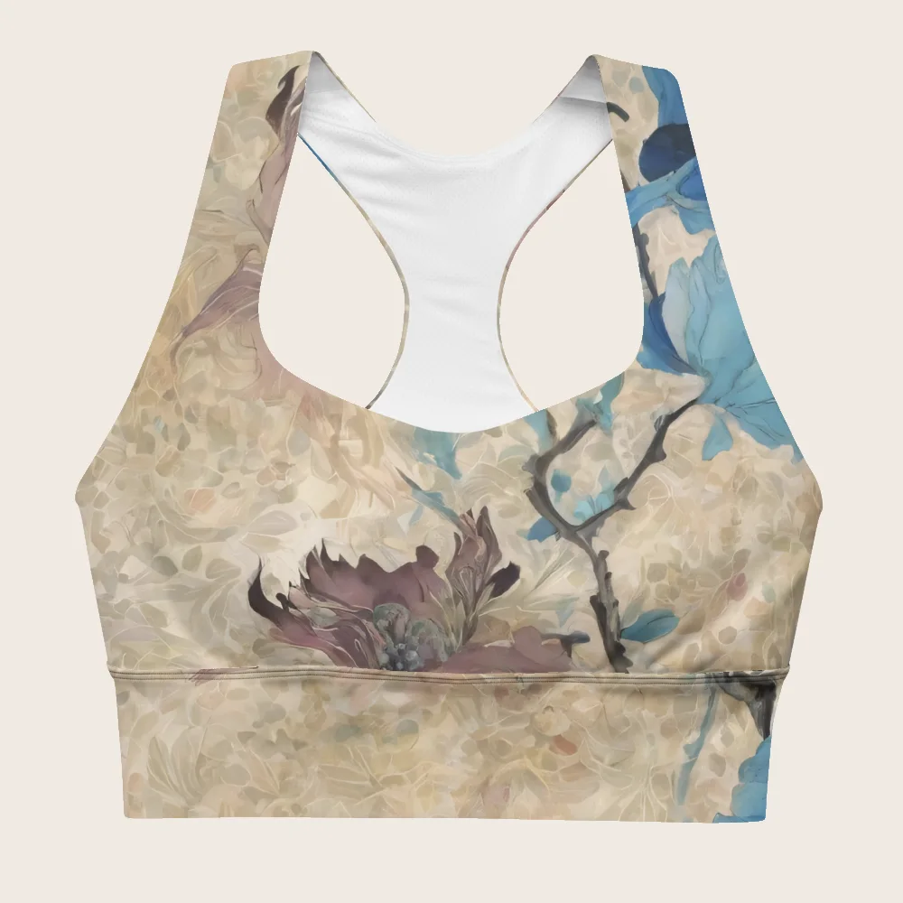 Longline Sports Bra on model