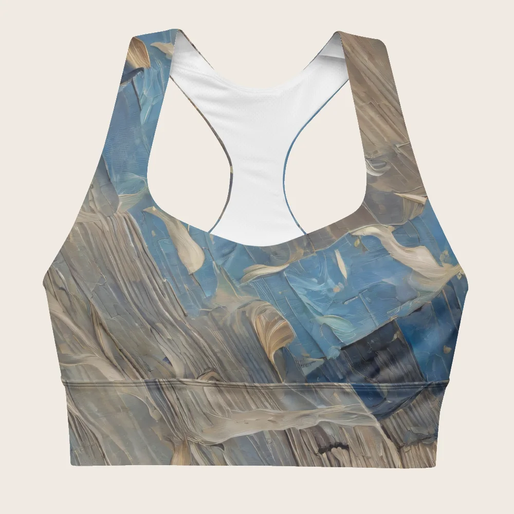 Longline Sports Bra on model