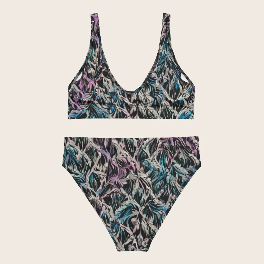 High-Waisted Bikini on model