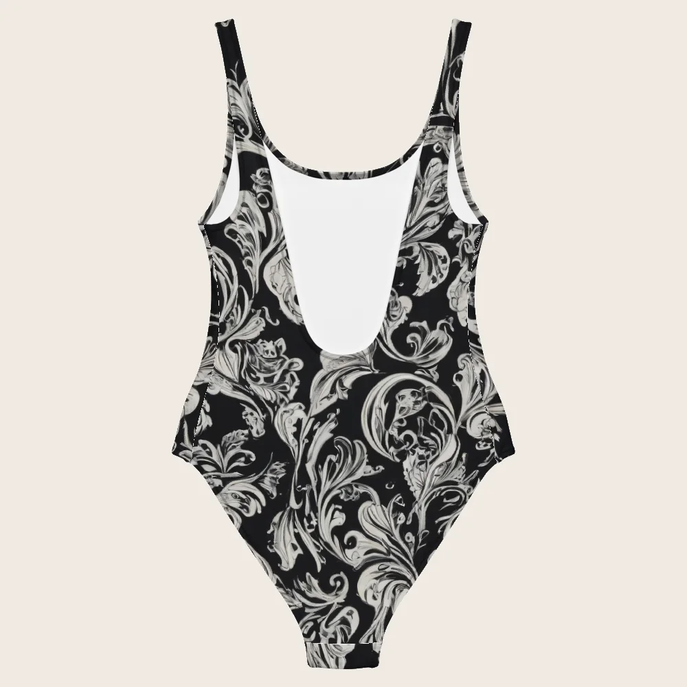 One-Piece Swimsuit on model