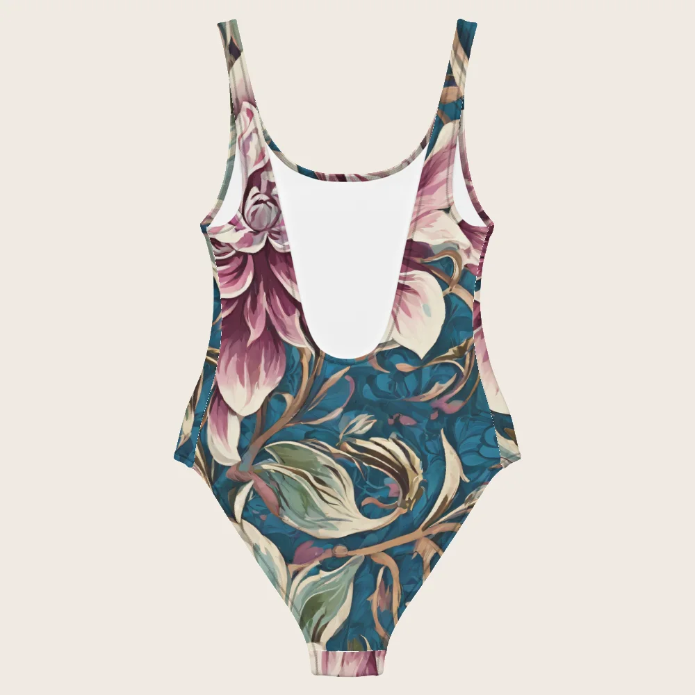 One-Piece Swimsuit on model