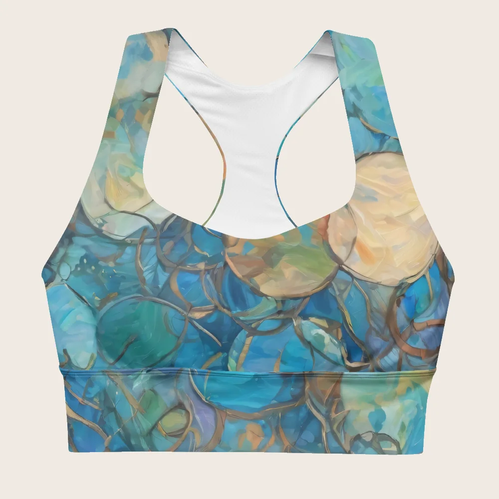 Longline Sports Bra on model