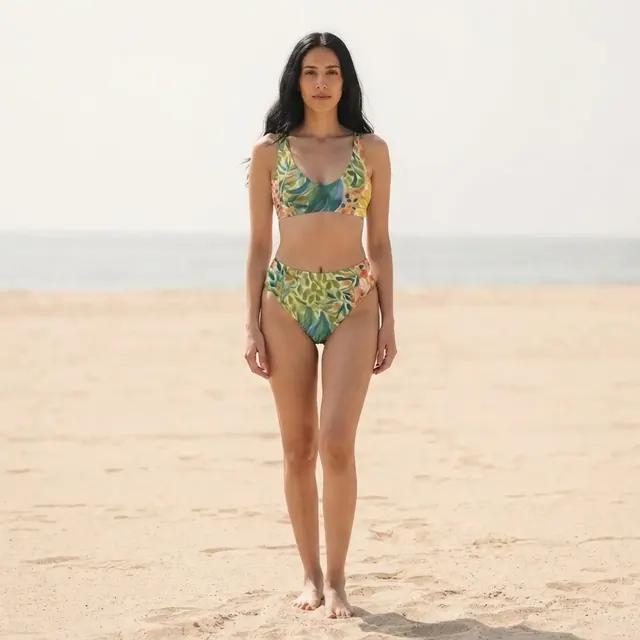 High-Waisted Bikini, one-of-one design 02D1E95C