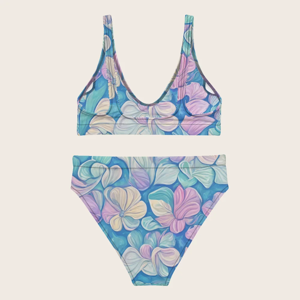 High-Waisted Bikini on model