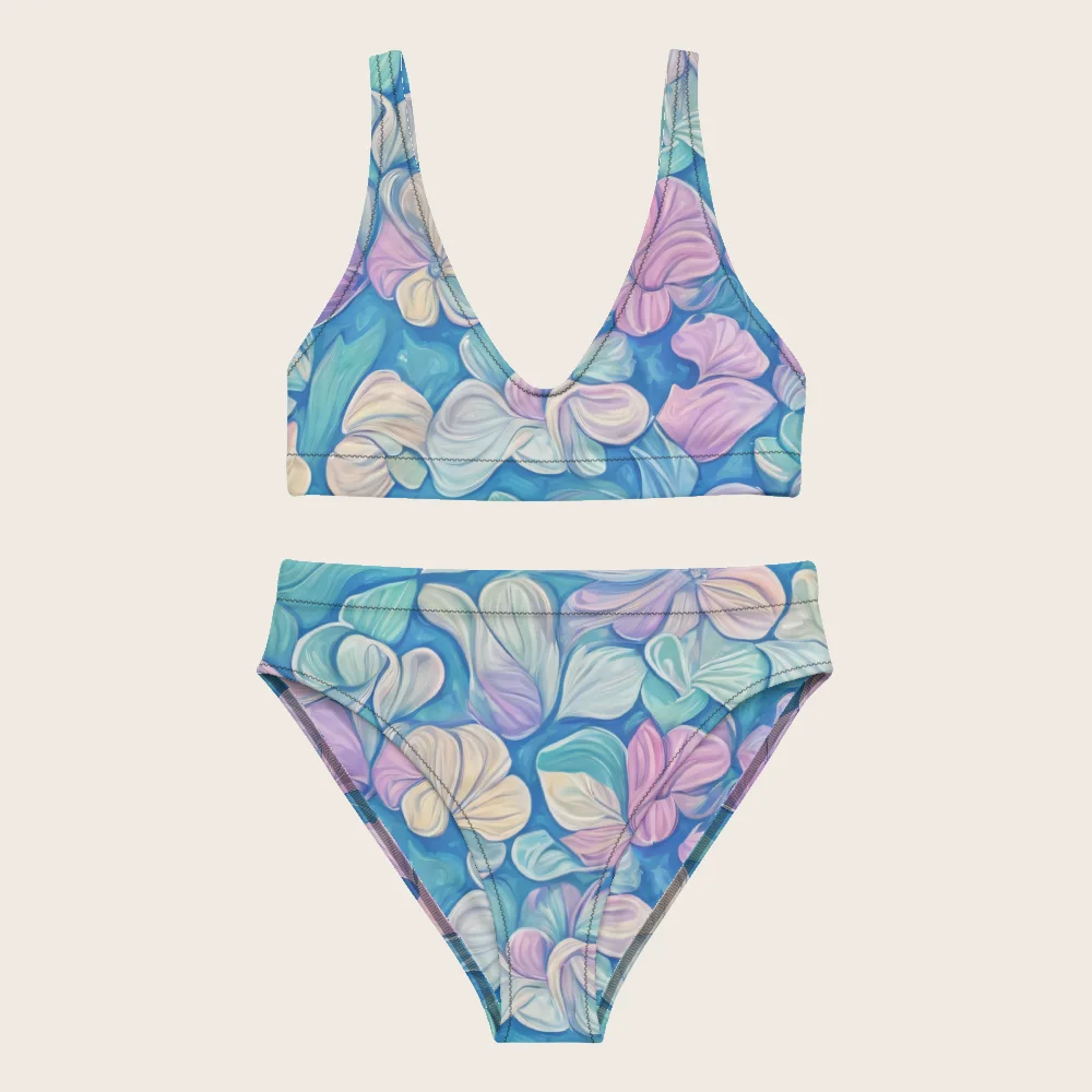 High-Waisted Bikini on model