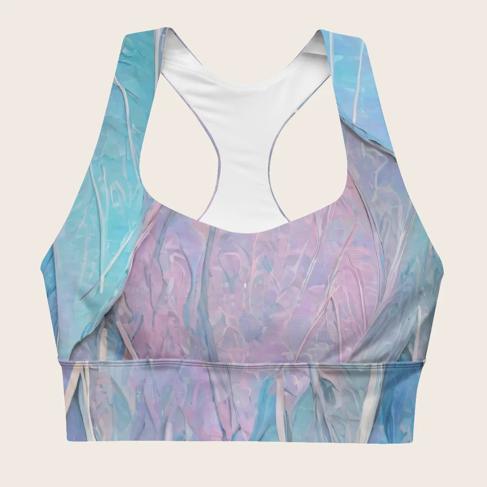 Longline Sports Bra on model