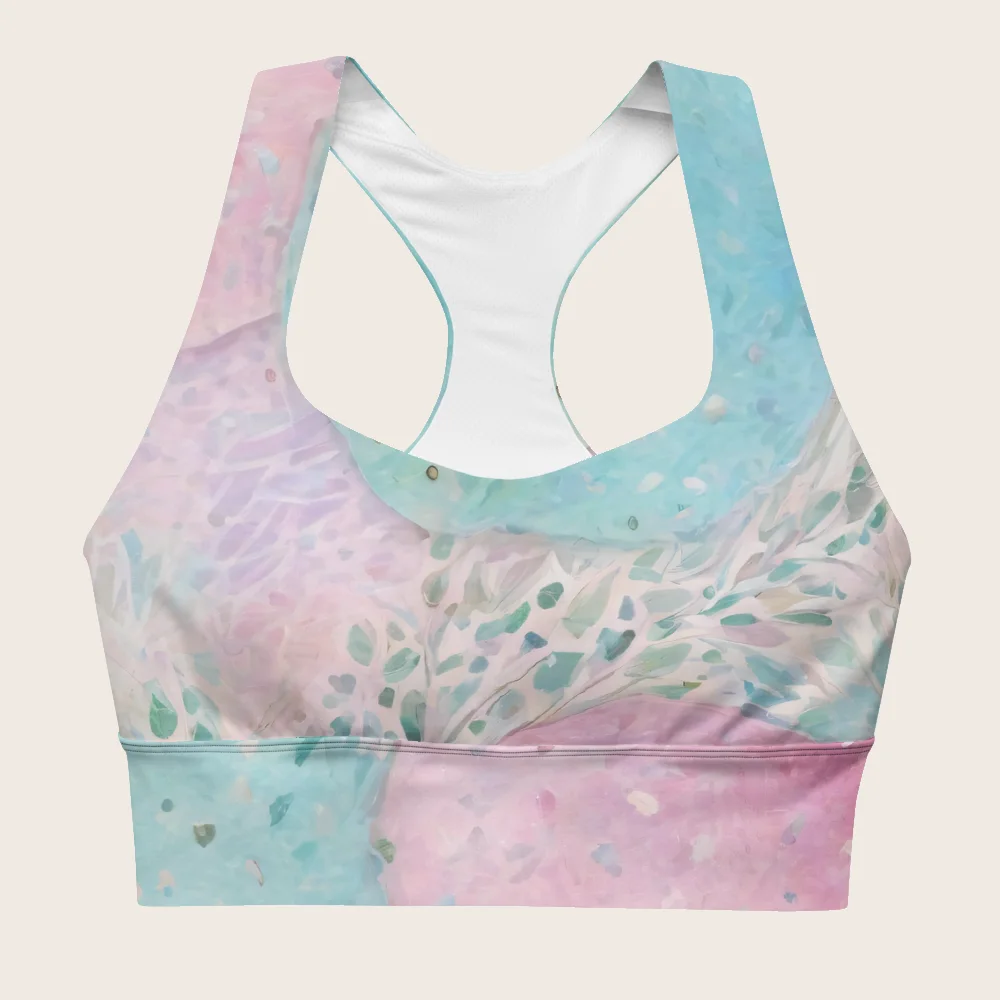 Longline Sports Bra on model