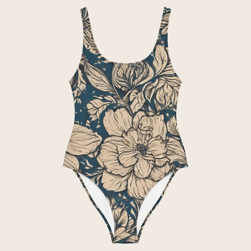 One-Piece Swimsuit on model